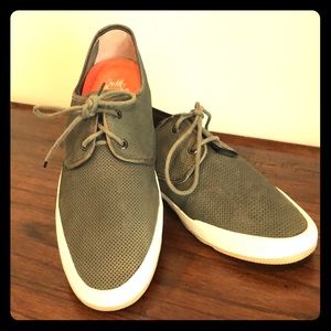 J&M Military Green Casual Lace-ups